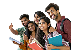 Happy Students Studying Together
